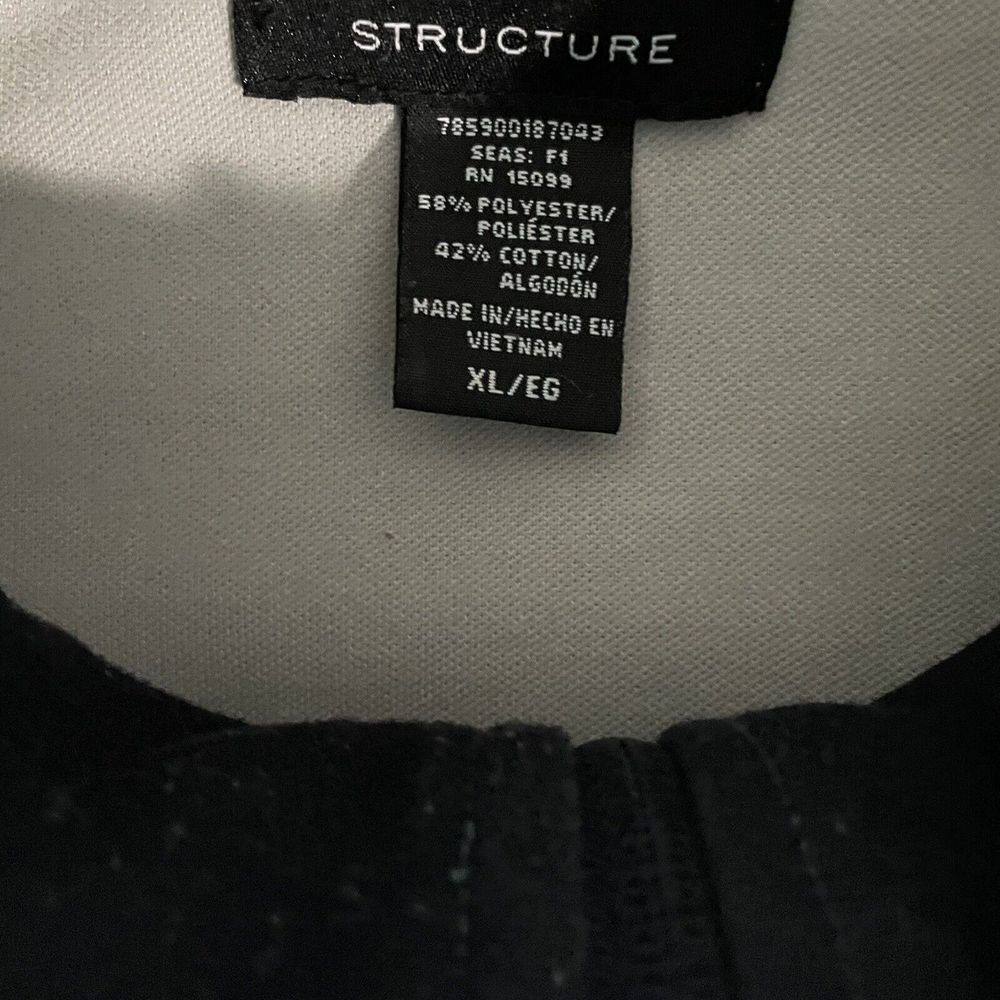 Structure Athletic Track Jacket XL Full Zip Mens‎ - Picture 3 of 6